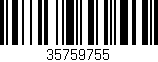 Código de barras (EAN, GTIN, SKU, ISBN): '35759755'