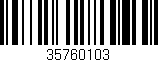 Código de barras (EAN, GTIN, SKU, ISBN): '35760103'