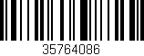 Código de barras (EAN, GTIN, SKU, ISBN): '35764086'