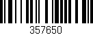 Código de barras (EAN, GTIN, SKU, ISBN): '357650'