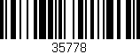 Código de barras (EAN, GTIN, SKU, ISBN): '35778'
