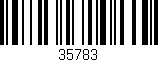 Código de barras (EAN, GTIN, SKU, ISBN): '35783'