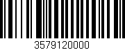 Código de barras (EAN, GTIN, SKU, ISBN): '3579120000'