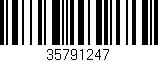 Código de barras (EAN, GTIN, SKU, ISBN): '35791247'