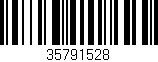 Código de barras (EAN, GTIN, SKU, ISBN): '35791528'