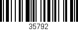 Código de barras (EAN, GTIN, SKU, ISBN): '35792'