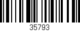Código de barras (EAN, GTIN, SKU, ISBN): '35793'