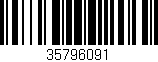 Código de barras (EAN, GTIN, SKU, ISBN): '35796091'