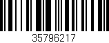 Código de barras (EAN, GTIN, SKU, ISBN): '35796217'