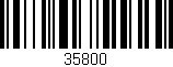 Código de barras (EAN, GTIN, SKU, ISBN): '35800'