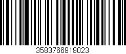 Código de barras (EAN, GTIN, SKU, ISBN): '3583766919023'