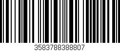 Código de barras (EAN, GTIN, SKU, ISBN): '3583788388807'