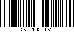 Código de barras (EAN, GTIN, SKU, ISBN): '3583788388852'