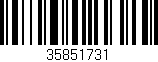 Código de barras (EAN, GTIN, SKU, ISBN): '35851731'