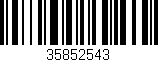 Código de barras (EAN, GTIN, SKU, ISBN): '35852543'
