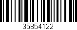 Código de barras (EAN, GTIN, SKU, ISBN): '35854122'