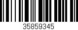 Código de barras (EAN, GTIN, SKU, ISBN): '35859345'