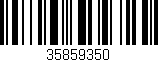 Código de barras (EAN, GTIN, SKU, ISBN): '35859350'