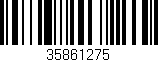 Código de barras (EAN, GTIN, SKU, ISBN): '35861275'