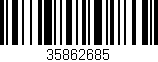 Código de barras (EAN, GTIN, SKU, ISBN): '35862685'