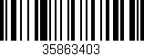 Código de barras (EAN, GTIN, SKU, ISBN): '35863403'
