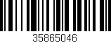 Código de barras (EAN, GTIN, SKU, ISBN): '35865046'