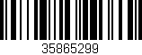 Código de barras (EAN, GTIN, SKU, ISBN): '35865299'