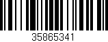 Código de barras (EAN, GTIN, SKU, ISBN): '35865341'