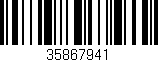 Código de barras (EAN, GTIN, SKU, ISBN): '35867941'