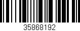 Código de barras (EAN, GTIN, SKU, ISBN): '35868192'