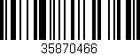 Código de barras (EAN, GTIN, SKU, ISBN): '35870466'