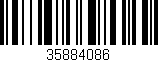 Código de barras (EAN, GTIN, SKU, ISBN): '35884086'