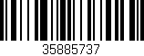 Código de barras (EAN, GTIN, SKU, ISBN): '35885737'