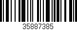 Código de barras (EAN, GTIN, SKU, ISBN): '35887385'