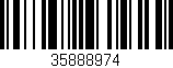 Código de barras (EAN, GTIN, SKU, ISBN): '35888974'
