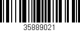 Código de barras (EAN, GTIN, SKU, ISBN): '35889021'