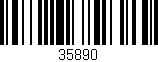 Código de barras (EAN, GTIN, SKU, ISBN): '35890'