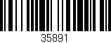 Código de barras (EAN, GTIN, SKU, ISBN): '35891'