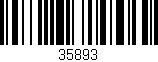 Código de barras (EAN, GTIN, SKU, ISBN): '35893'