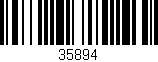 Código de barras (EAN, GTIN, SKU, ISBN): '35894'