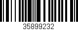 Código de barras (EAN, GTIN, SKU, ISBN): '35899232'