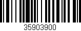 Código de barras (EAN, GTIN, SKU, ISBN): '35903900'