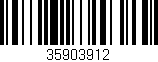 Código de barras (EAN, GTIN, SKU, ISBN): '35903912'