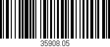Código de barras (EAN, GTIN, SKU, ISBN): '35908.05'