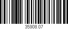 Código de barras (EAN, GTIN, SKU, ISBN): '35908.07'