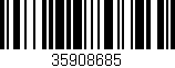 Código de barras (EAN, GTIN, SKU, ISBN): '35908685'