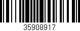 Código de barras (EAN, GTIN, SKU, ISBN): '35908917'
