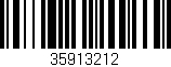 Código de barras (EAN, GTIN, SKU, ISBN): '35913212'