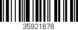 Código de barras (EAN, GTIN, SKU, ISBN): '35921676'