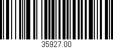 Código de barras (EAN, GTIN, SKU, ISBN): '35927.00'